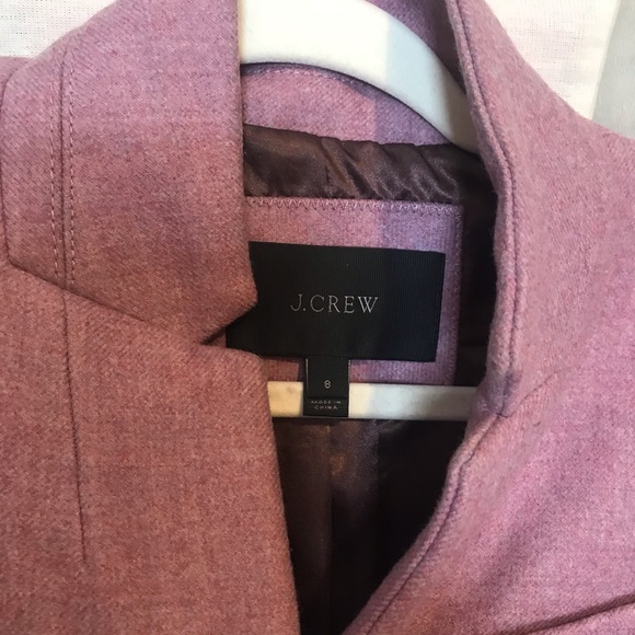 J Crew Regent Topcoat Heather Lavender 8 Gorgeous - Picture 8 of 9